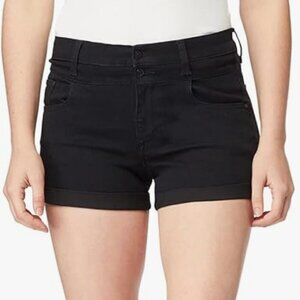 NWT WallFlower Women's Sassy Denim Shorts High-Rise Insta Soft Juniors, black, 1